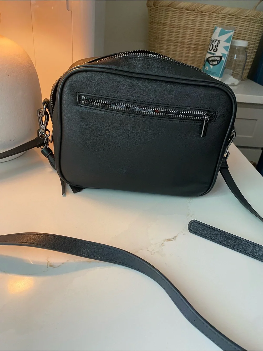 Poppy Leather Toddler Diaper Purse